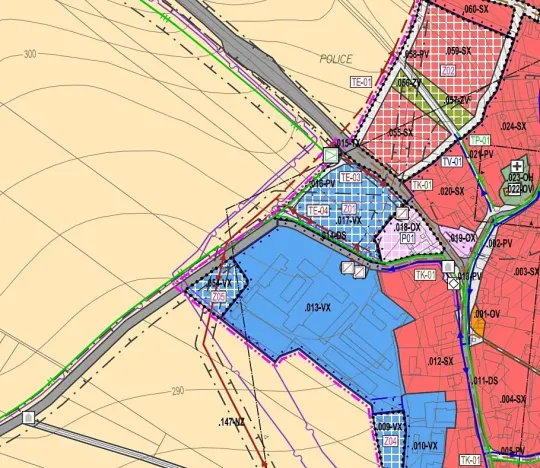 Prodej komerčního pozemku, Police, 10518 m2