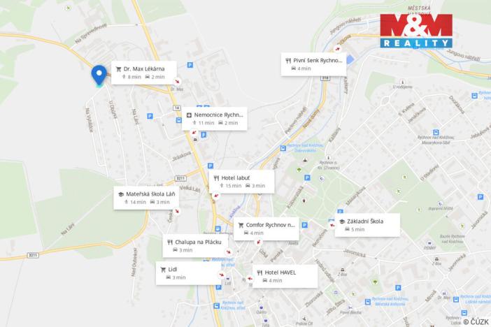 Prodej pozemku pro bydlení, Rychnov nad Kněžnou - Lipovka, 812 m2