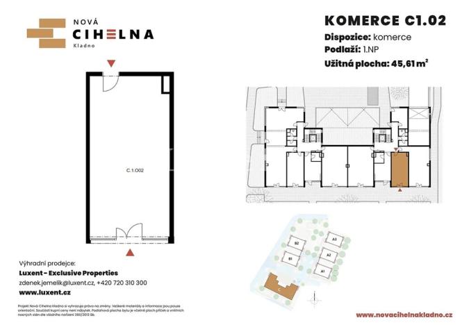 Prodej kanceláře, Kladno, 46 m2