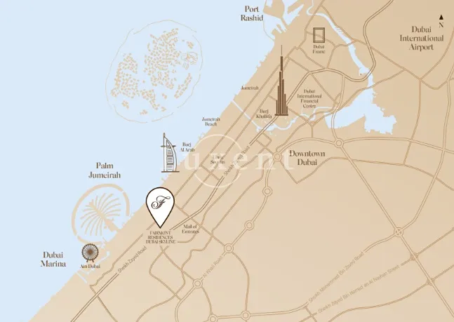 Prodej bytu 4+kk, Sheikh Zayed Road, Spojené arabské emiráty, 184 m2