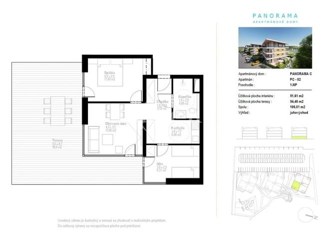 Prodej bytu 3+kk, Bobrovník, Slovensko, 106 m2