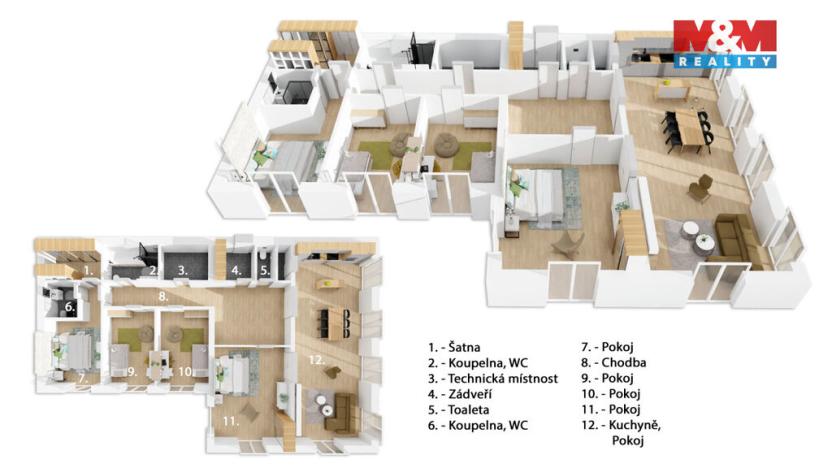 Prodej pozemku pro bydlení, Březí, Vínová, 995 m2