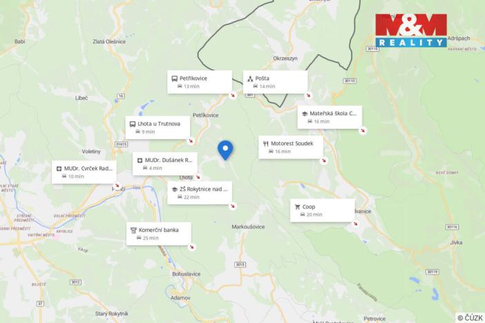 Prodej pozemku pro bydlení, Trutnov - Lhota, 2606 m2
