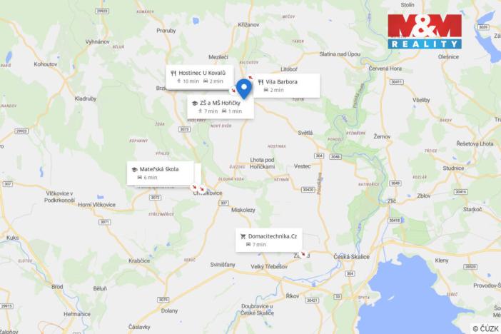 Prodej pozemku pro bydlení, Hořičky, 786 m2