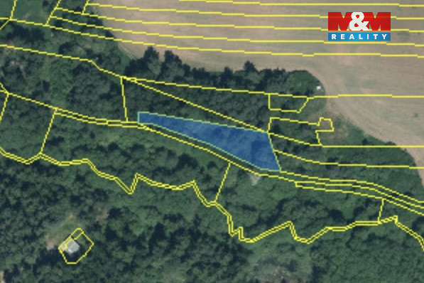 Prodej lesa, Jesenice - Podbořánky, 1547 m2