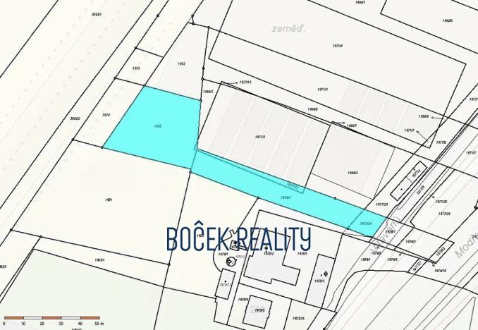 Prodej komerčního pozemku, Praha - Hodkovičky, Vltavanů, 2811 m2