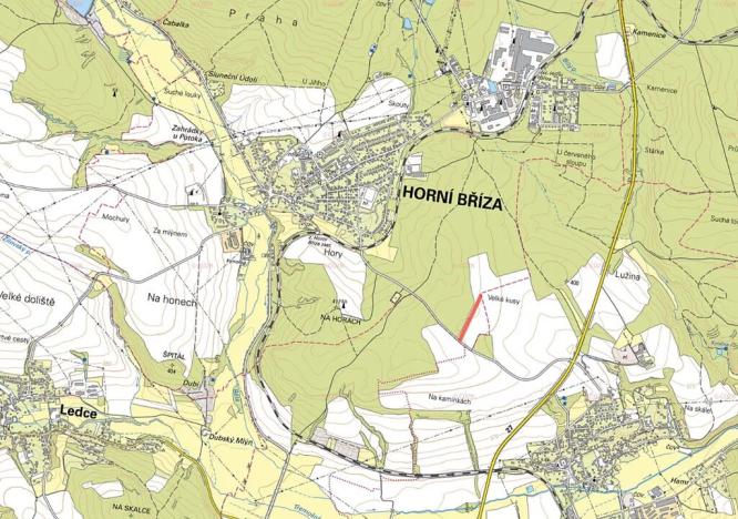 Prodej pole, Horní Bříza, 4937 m2