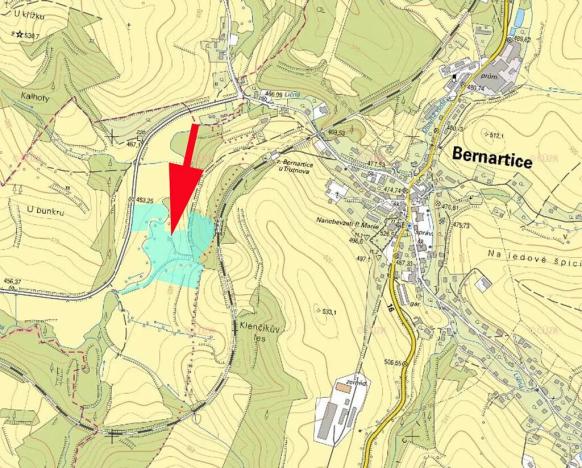 Prodej louky, Bernartice, 15642 m2