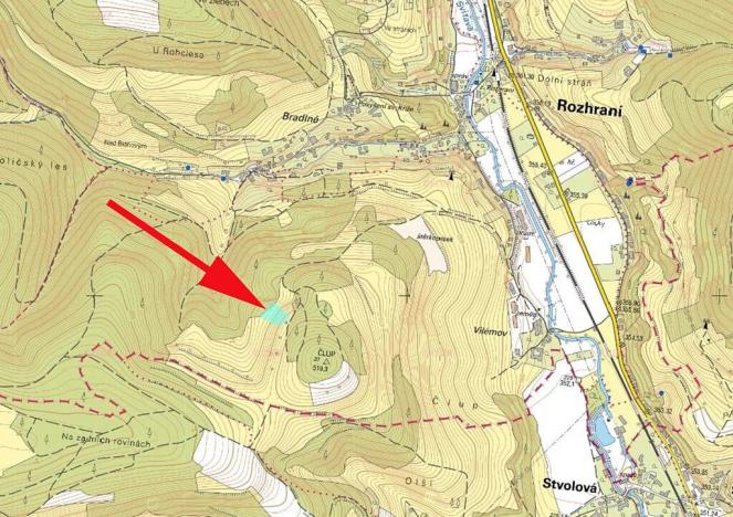 Prodej louky, Rozhraní, 1426 m2