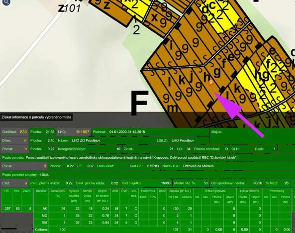 Prodej lesa, Držovice, 4332 m2
