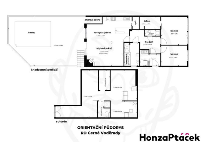 Prodej rodinného domu, Černé Voděrady, Černokostelecká, 159 m2