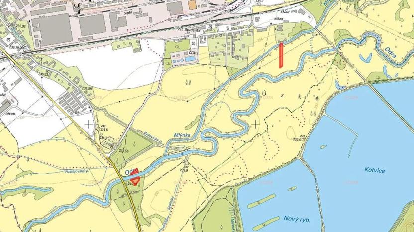 Prodej louky, Studénka, 3571 m2