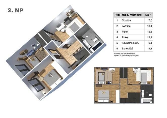 Prodej bytu 4+kk, Jizerní Vtelno, 114 m2