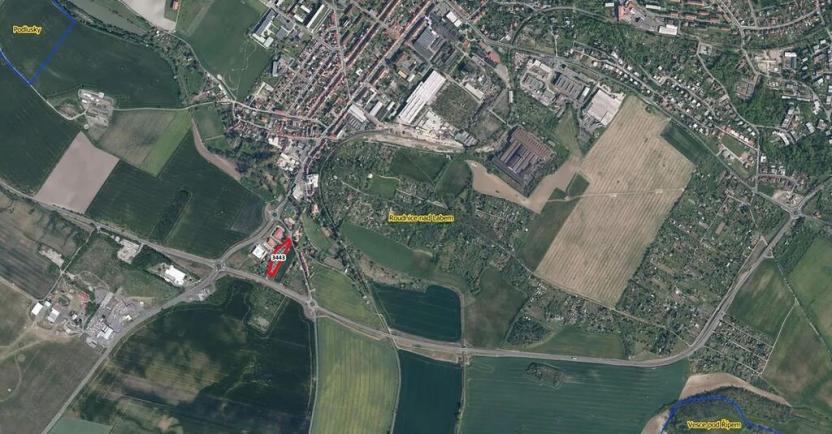 Prodej komerčního pozemku, Roudnice nad Labem, 3970 m2