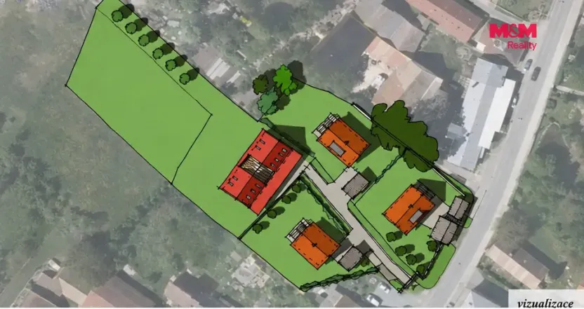 Prodej pozemku pro bydlení, Semechnice, 886 m2