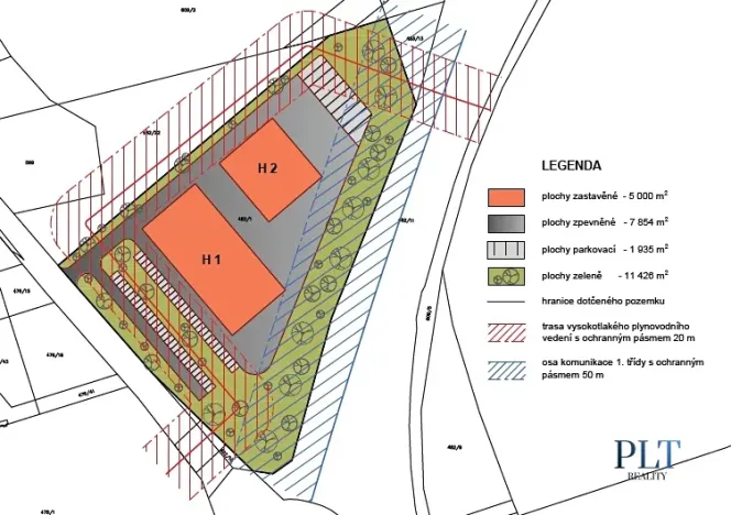 Prodej komerčního pozemku, Bílý Kostel nad Nisou, 26215 m2