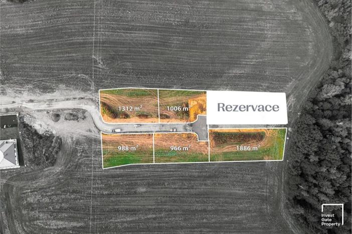 Prodej pozemku pro bydlení, Hůry, Lišovská, 1312 m2