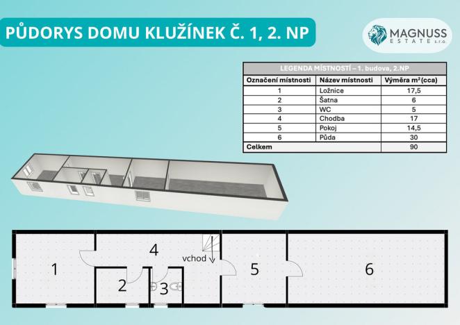 Prodej rodinného domu, Hvozd - Klužínek, 210 m2