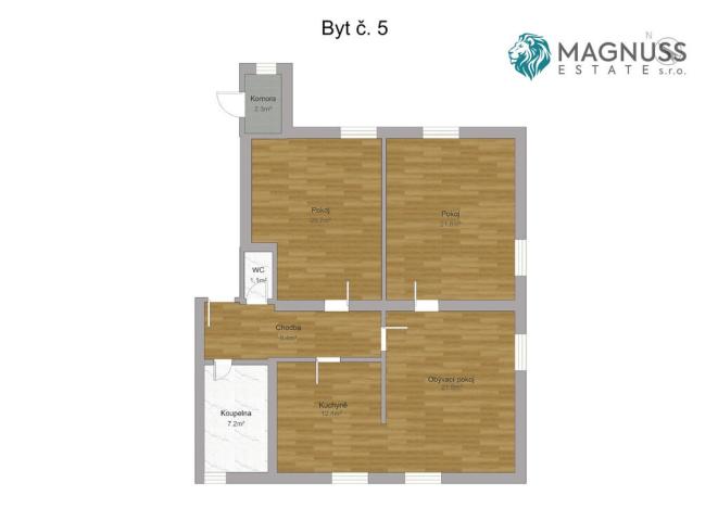 Prodej bytu 3+kk, Ostrava - Slezská Ostrava, Na Bunčáku, 97 m2