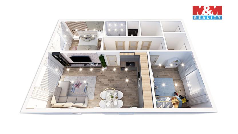 Prodej bytu 3+kk, Žáky - Štrampouch, 86 m2