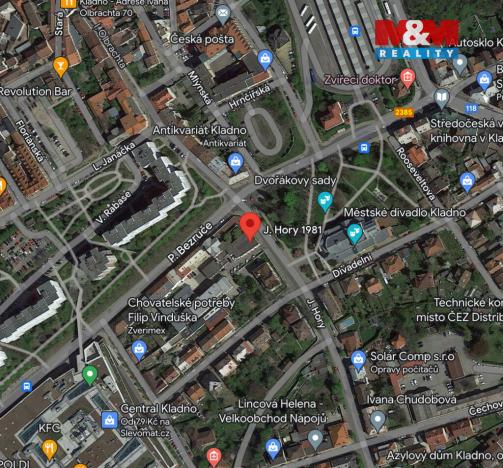Pronájem obchodního prostoru, Kladno, J. Hory, 11 m2