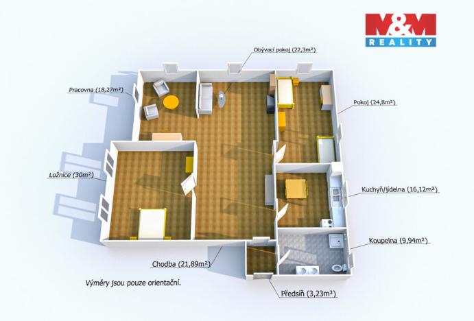 Pronájem bytu 3+1, Plzeň - Jižní Předměstí, Erbenova, 140 m2