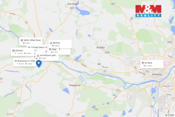 Prodej pozemku pro bydlení, Katovice, 8072 m2