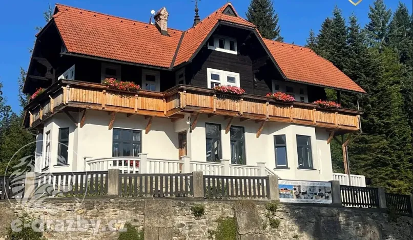Dražba vily, Janské Lázně, Horní promenáda, 435 m2