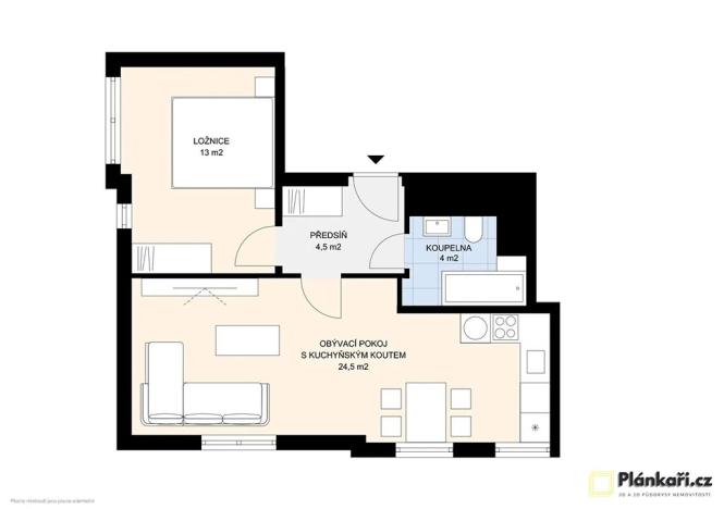 Prodej bytu 2+kk, Špindlerův Mlýn, 46 m2