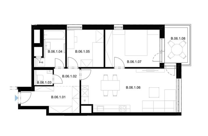 Prodej bytu 3+kk, Pardubice, Jozefa Gabčíka, 67 m2