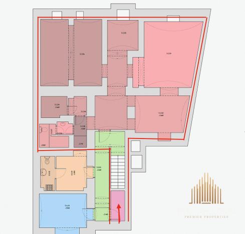Pronájem komerční, Praha, Pařížská, 105 m2