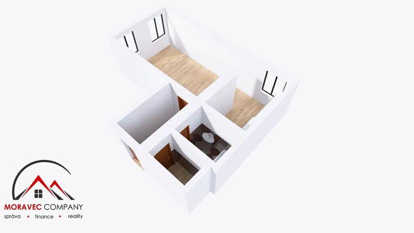 Pronájem bytu 1+1, Ostrava, Křišťanova, 44 m2