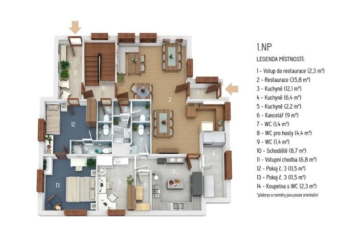 Prodej rodinného domu, Strážné, 450 m2
