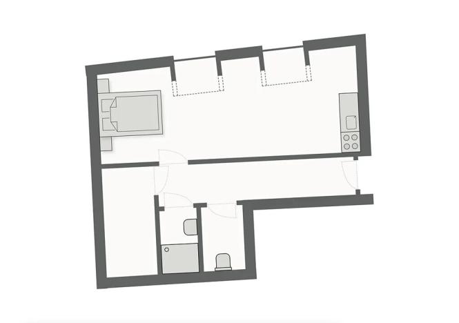 Pronájem bytu 1+kk, Jihlava, Kosmákova, 30 m2