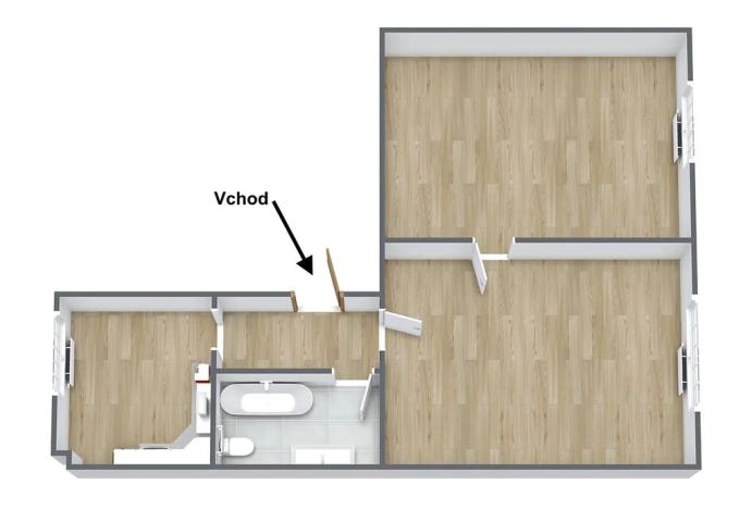 Pronájem bytu 2+1, Teplice, Zemská, 64 m2