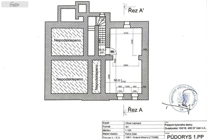 Prodej činžovního domu, Ústí nad Labem - Krásné Březno, Svádovská, 387 m2