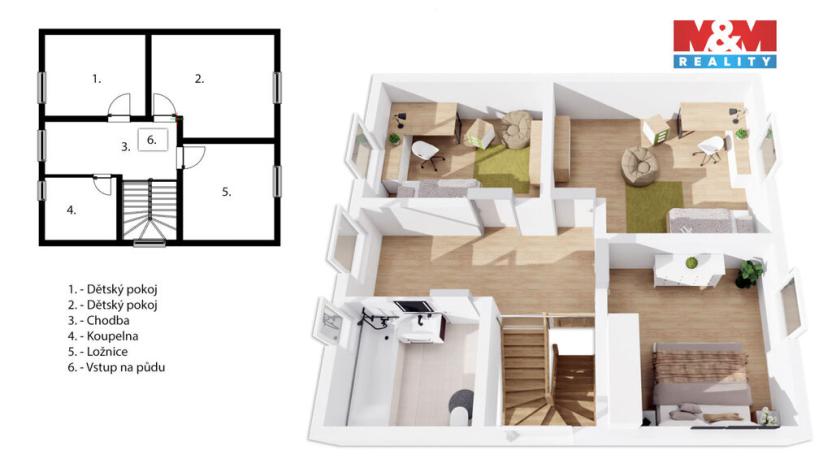 Prodej rodinného domu, Písty, 127 m2