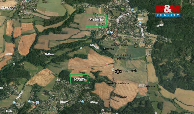 Prodej pole, Struhařov, 5017 m2