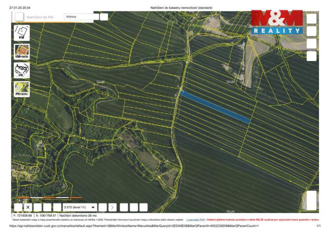 Prodej pole, Struhařov, 5017 m2