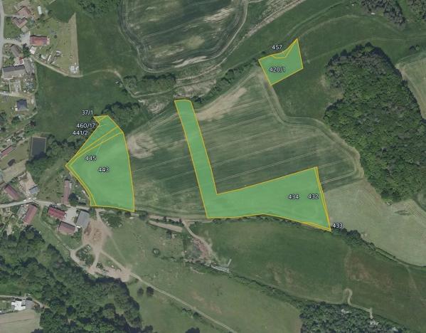 Prodej pole, Krchleby, 50191 m2