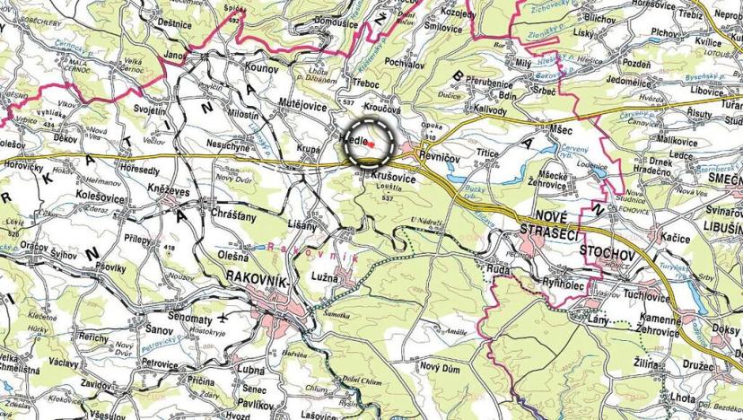 Prodej pole, Hředle, 5455 m2