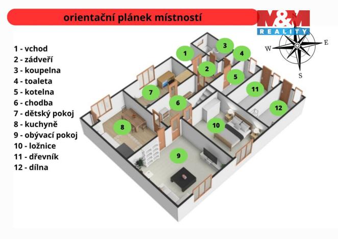 Prodej rodinného domu, Přibyslav, U Nádraží, 100 m2