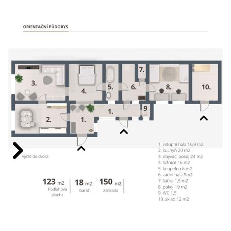 Prodej rodinného domu, Jaroměřice nad Rokytnou, Březinova, 210 m2