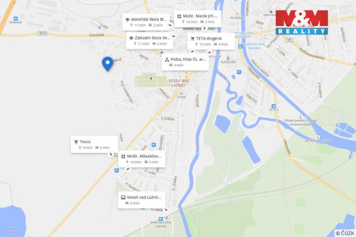 Prodej rodinného domu, Veselí nad Lužnicí - Veselí nad Lužnicí I, Polní, 130 m2