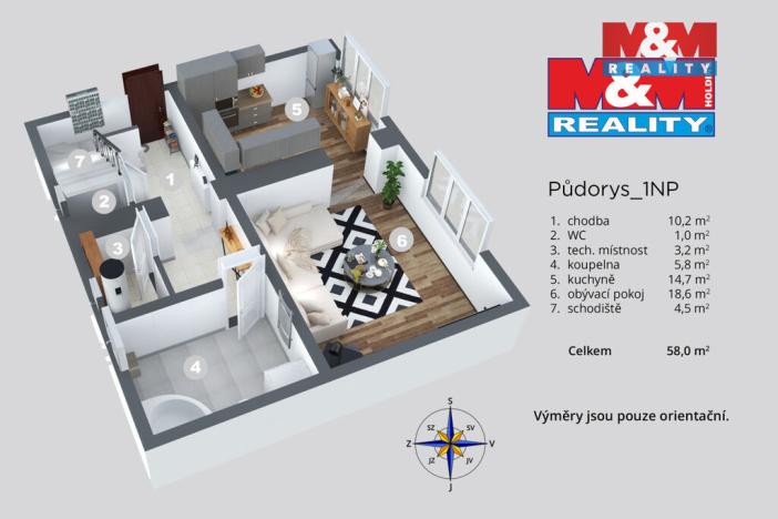 Prodej rodinného domu, Ústí nad Labem - Vaňov, Spojka, 180 m2