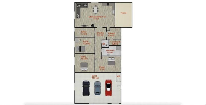 Prodej rodinného domu, Čechtice, 162 m2