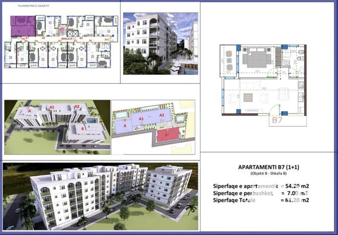 Prodej bytu 2+kk, Golem, Albánie, 61 m2