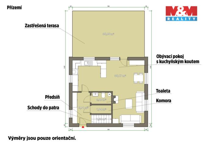 Pronájem rodinného domu, Plešnice, 94 m2