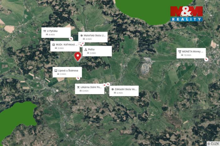 Prodej pozemku pro bydlení, Lipová, 1552 m2