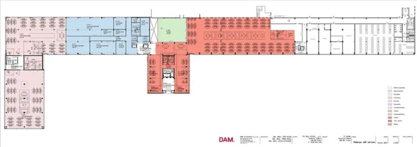 Pronájem kanceláře, Praha - Malešice, Sazečská, 500 m2
